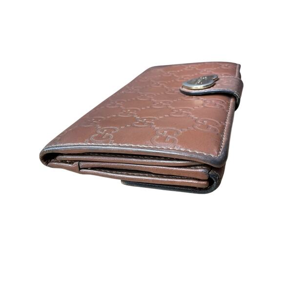 921..Gucci Guccissima Lovely Heart Long Wallet - Picture 4 of 7